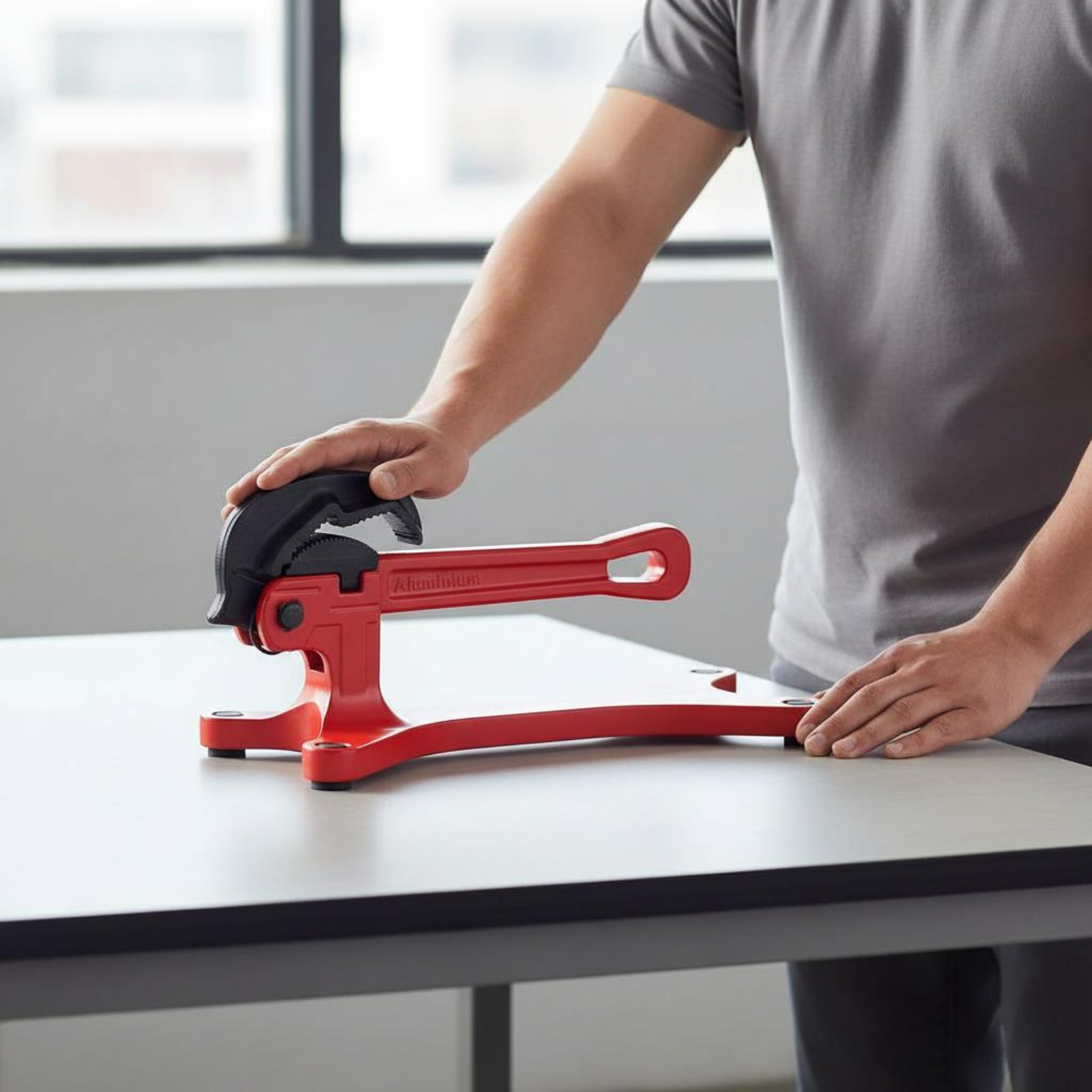 Tools For Workshop - Llave de tubo autoblocante portátil, llave