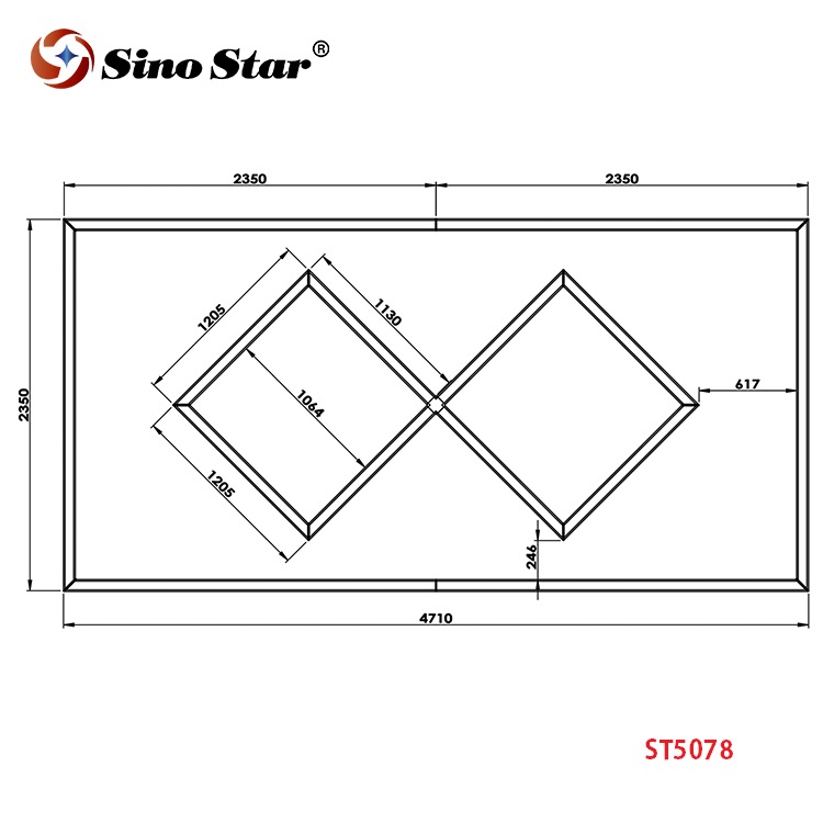 ST5078 Sino Star W2.35*L4.71M, - Best Tools For Workshop reseña y precio