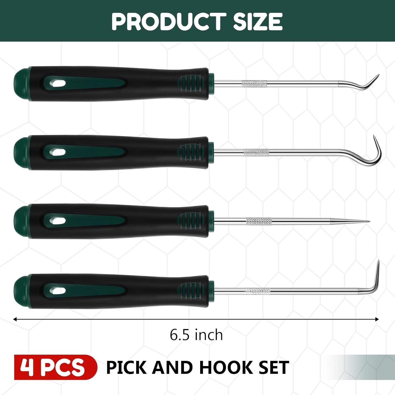 Juego de 4 Uds de púas y ganch - Car Workshop Tools Equipment reseña y precio