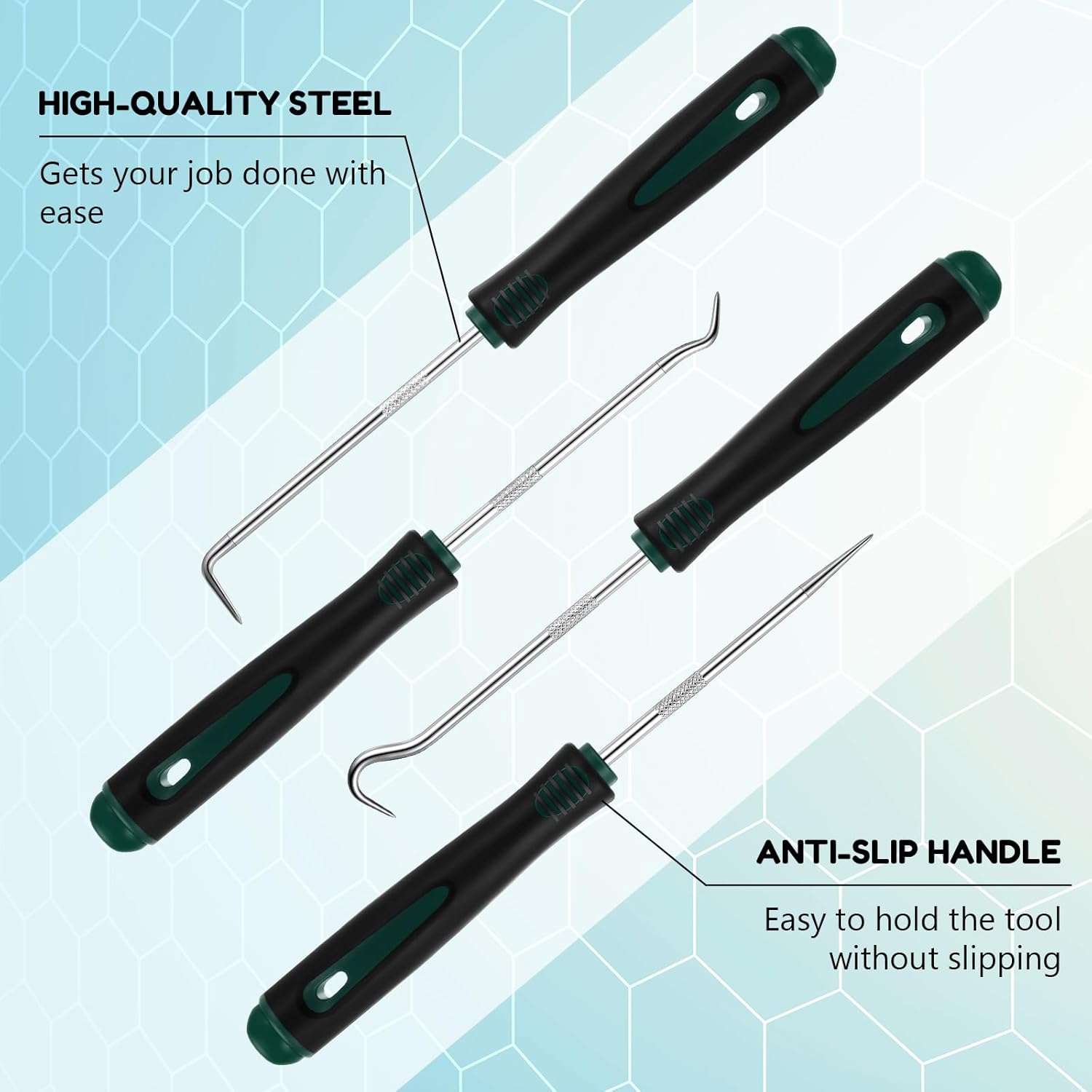 Juego de 4 Uds de púas y ganch - Car Workshop Tools Equipment reseña y precio